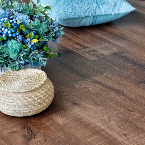 Кварц-виниловая плитка ECO 2-2 REAL WOOD Дуб Mocca