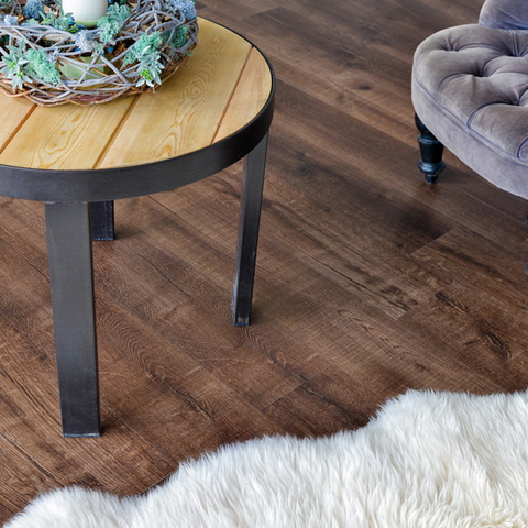 Кварц-виниловая плитка ECO 2-2 REAL WOOD Дуб Mocca