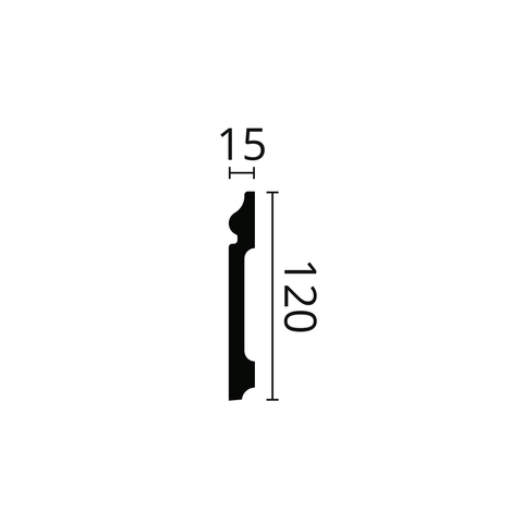 Плинтус FO 1 Wallstyl