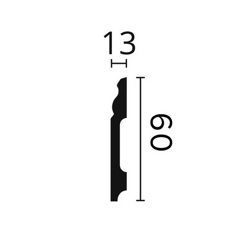 Плинтус FB 1 Wallstyl
