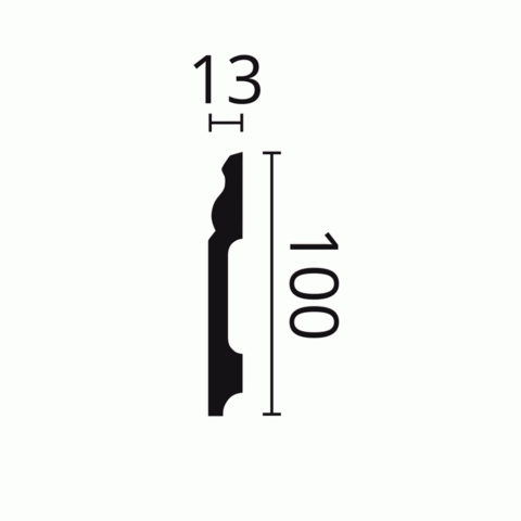 Плинтус FB 2 Wallstyl