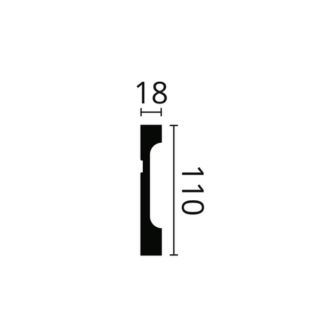 Плинтус FD 11 Wallstyl