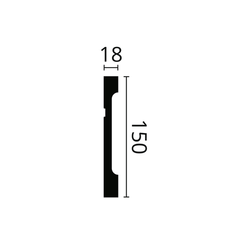 Плинтус FD 15 Wallstyl