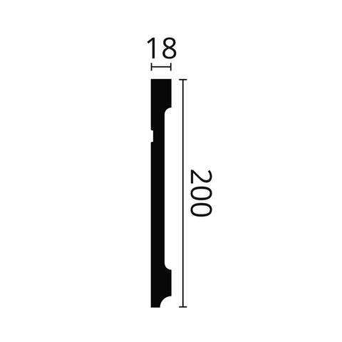 Плинтус FD 20 Wallstyl