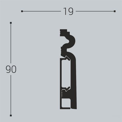 Плинтус П14