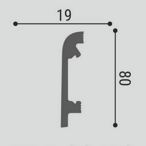 Плинтус П16